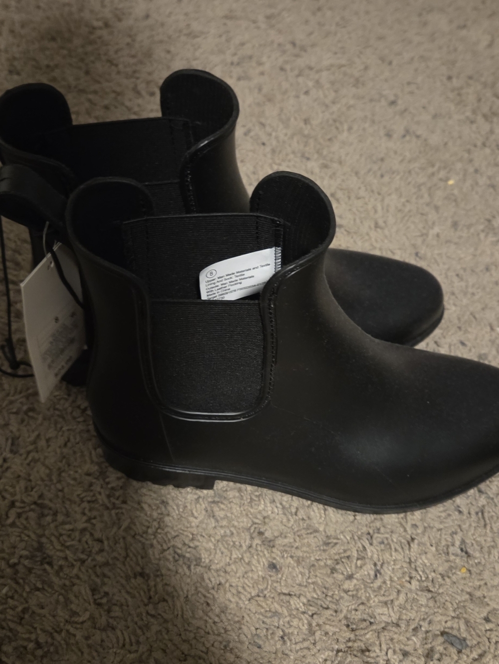 Black Women's Rain Boots
